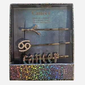 Kendall + Kylie Cancer Zodiac Hair Clip Set - Iridescent Multi-Color